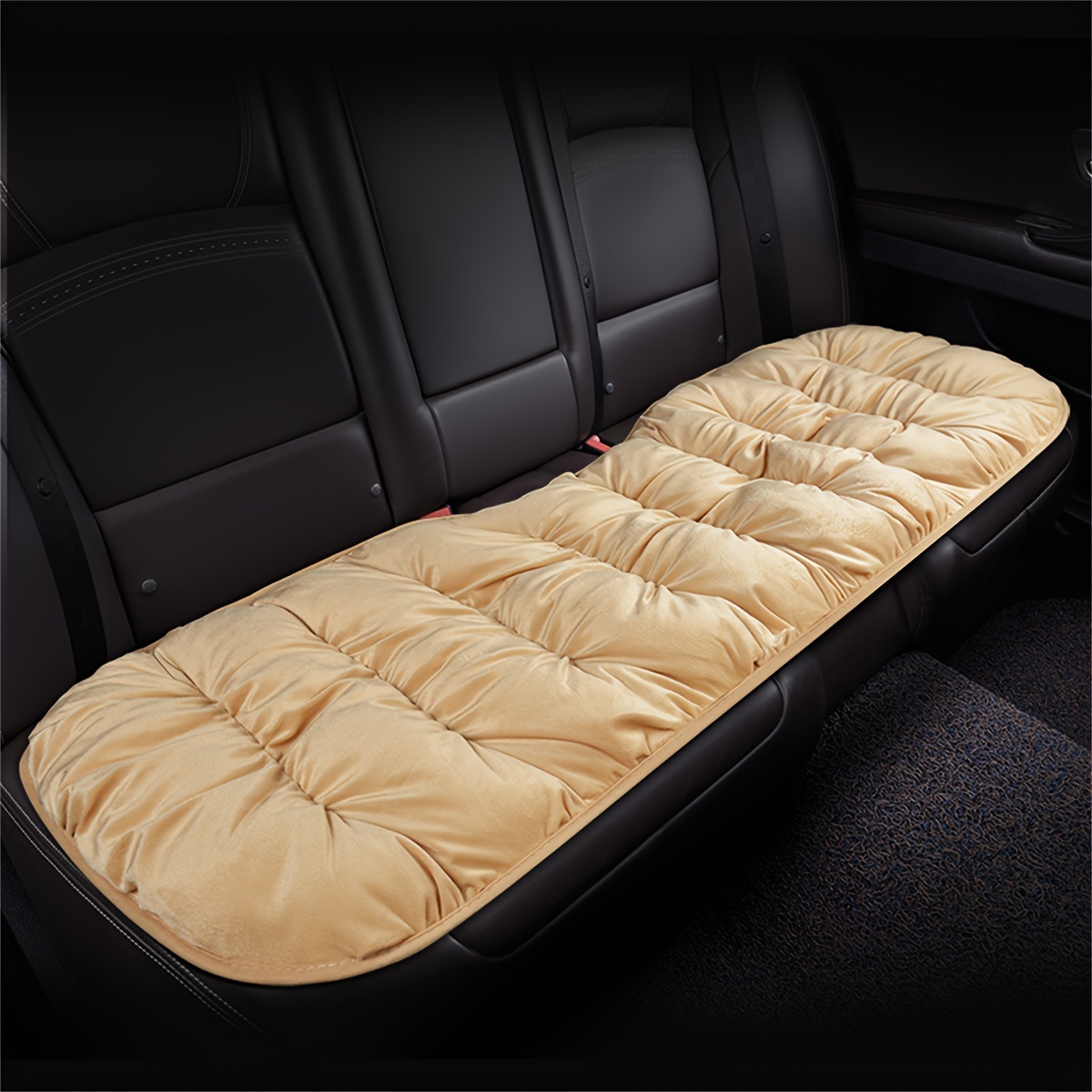 New Winter Car Seat Cushion Thickened Warm Short Plush Rear - Temu