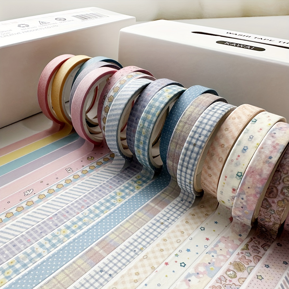 Fine Journal Washi Tape For Crafts Gift Wrapping - Temu