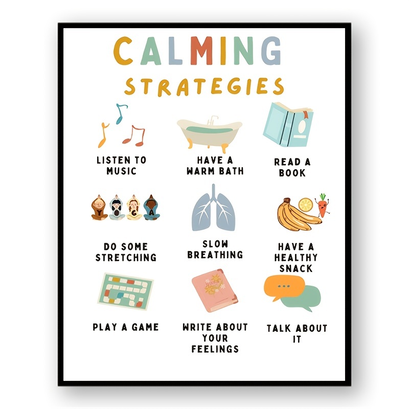 Printable Poster for Helping Children Calm Down 