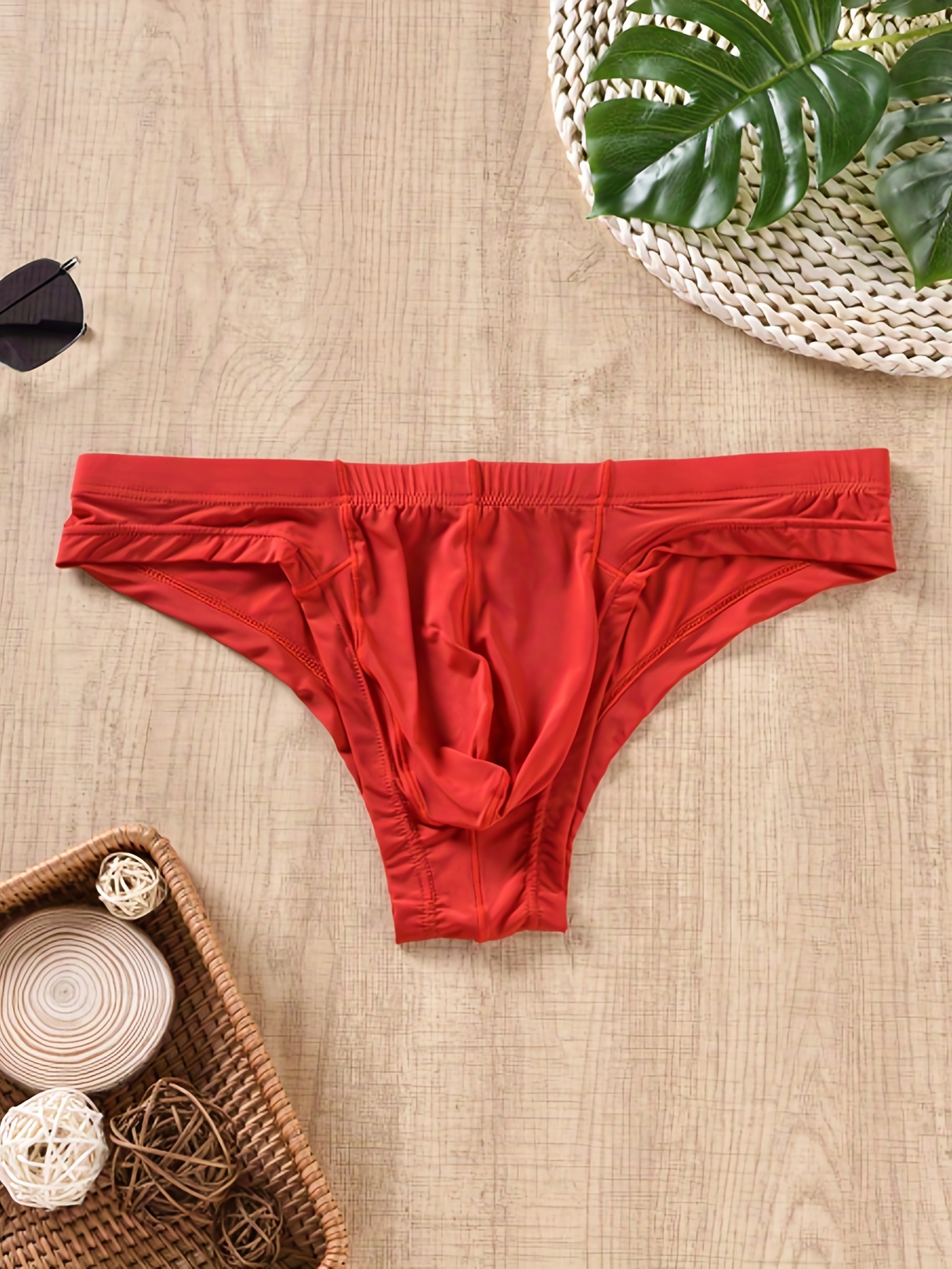 Men's Trendy Underwear Stylish Low-Rise Skimpy Briefs Comfort