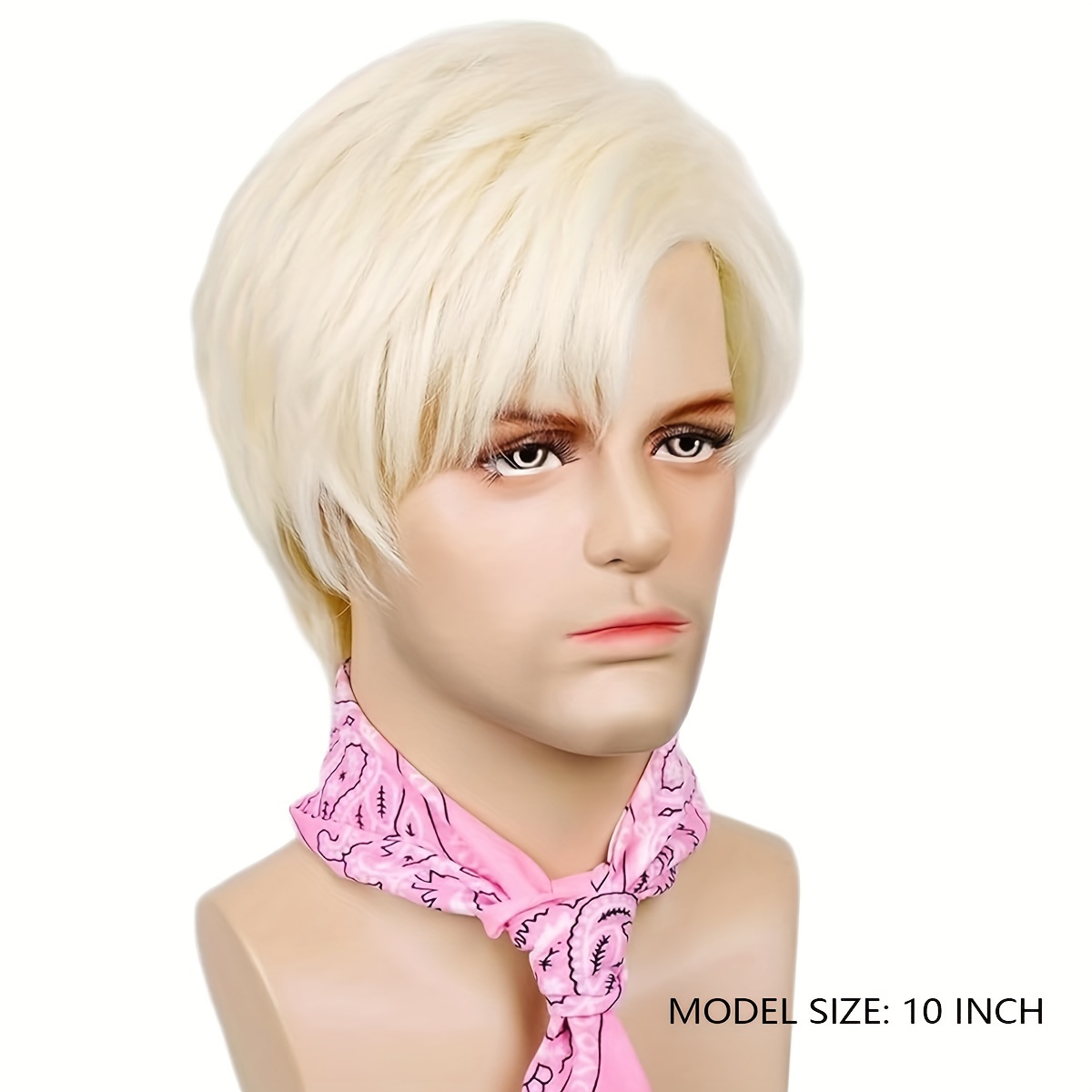 Mens blonde hotsell quiff wig