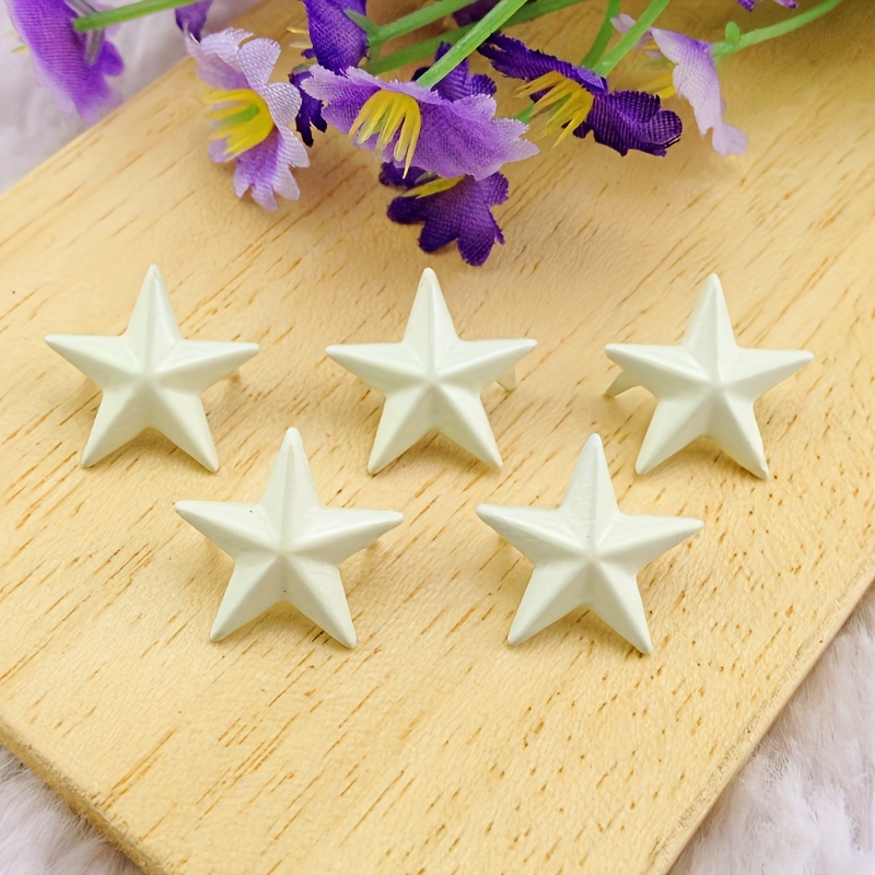 Gun Metal Star Rivets For Leather Star Rivet Studs Garment - Temu