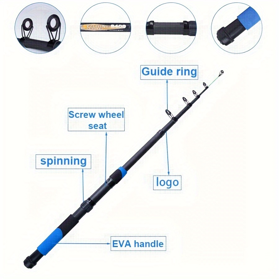 Compact Portable Fishing Rod: Mini Hand Rod Telescopic - Temu Canada