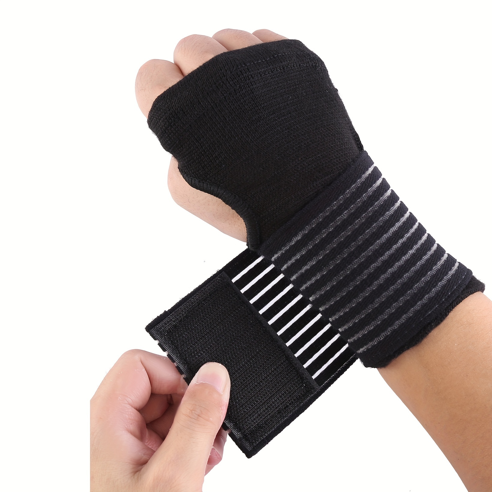 Ejoyous Muñequera, 1 par de guantes de apoyo para la muñeca, manga  elástica, vendaje deportivo, alivio del dolor para artritis, dolor en las