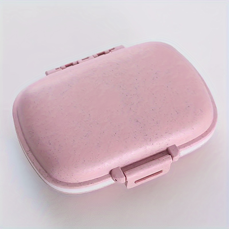 Flip Top Compartment Pill Box Double Sided Pill Box 8 - Temu