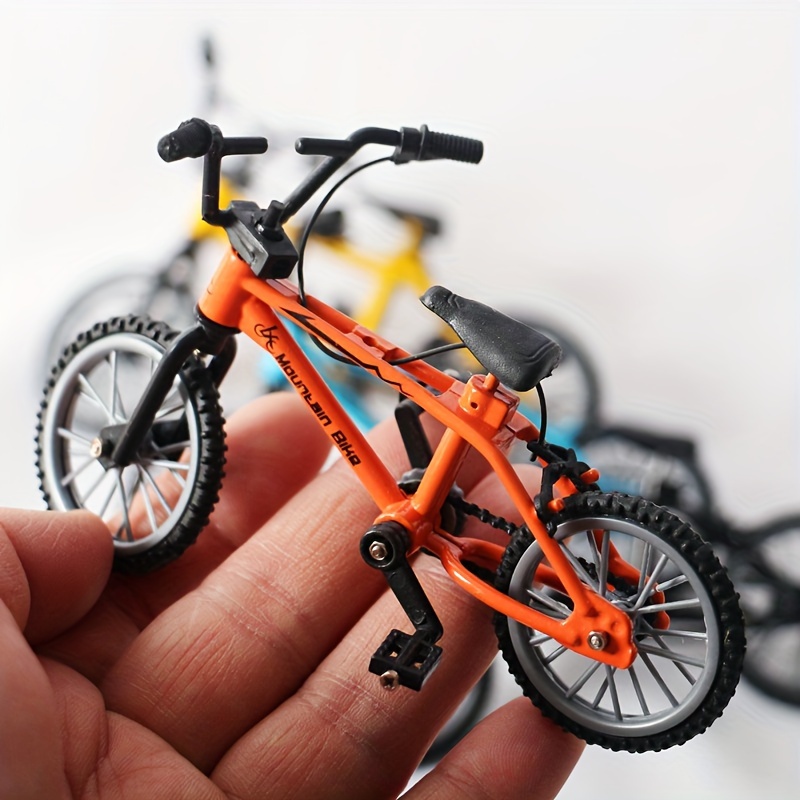 Mini Model Mountain Bike Finger Room Orange 