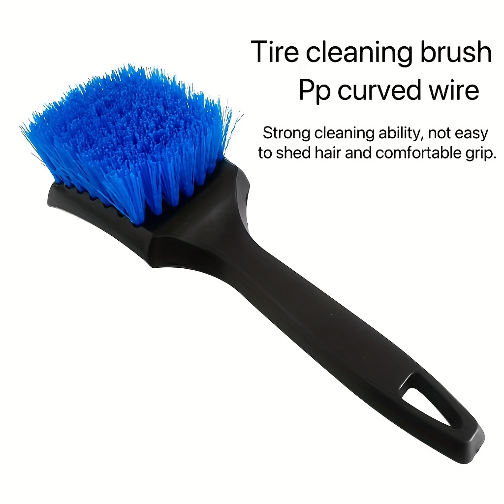 Hard Bristle Tire Brush Car Beauty Brush Cleaning Brush - Temu