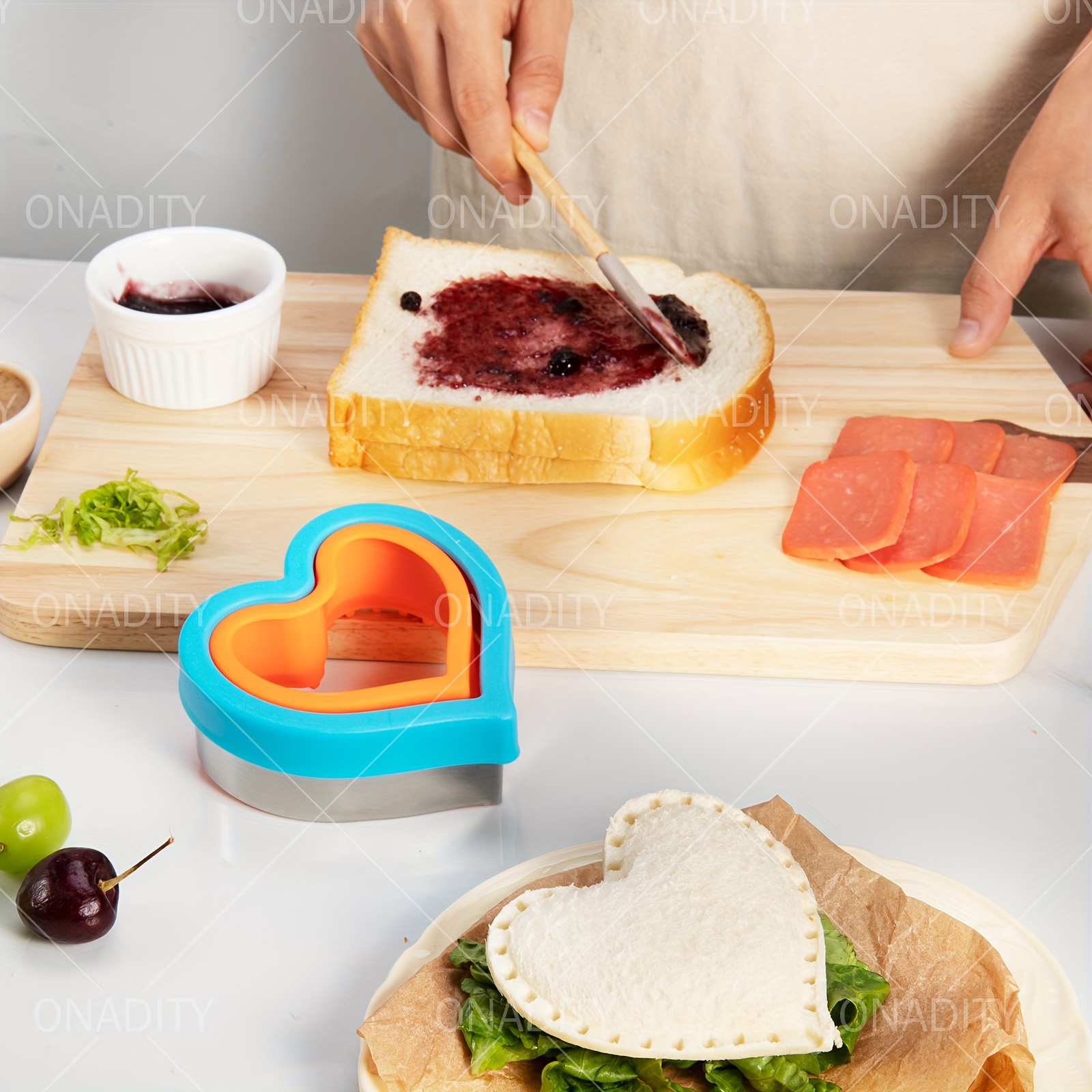 1 Pezzo Di Taglia Pane E Sandwich In Acciaio Inossidabile A Forma 3d, Taglia  Pane Con Forma A Cuore, Taglia Biscotti E Stampi Per Sandwich A Tasca