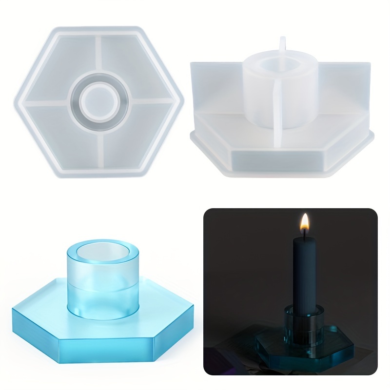 Cylinder Silicone Mold Hexagon Candle Molds Epoxy Resin - Temu