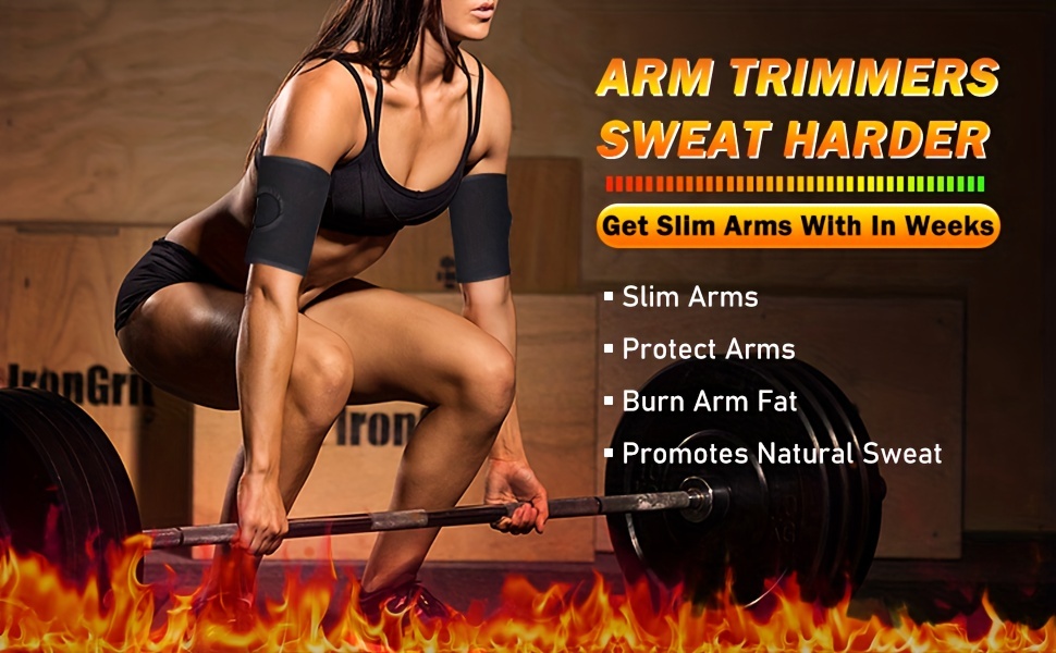 Sweat Arm Trimmers for Weight Loss Slimmer Wraps Lose Arm Fat Sauna Arm  Shaper