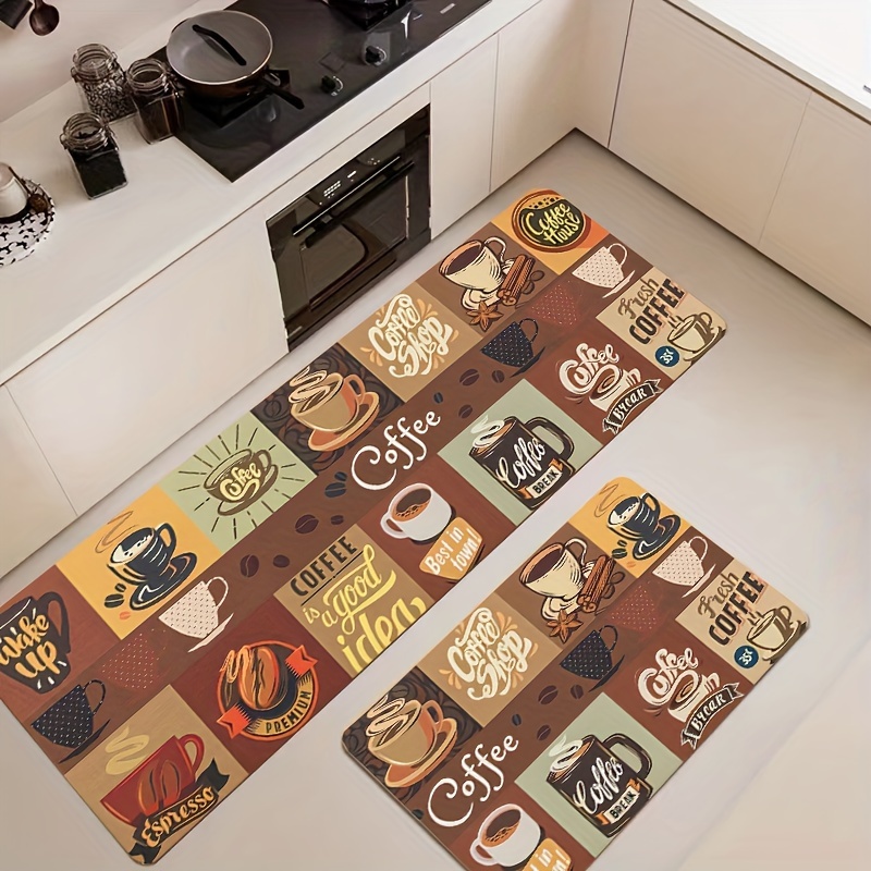 Soft Kitchen Mat Non slip Oil proof Floor Mat Waterproof - Temu