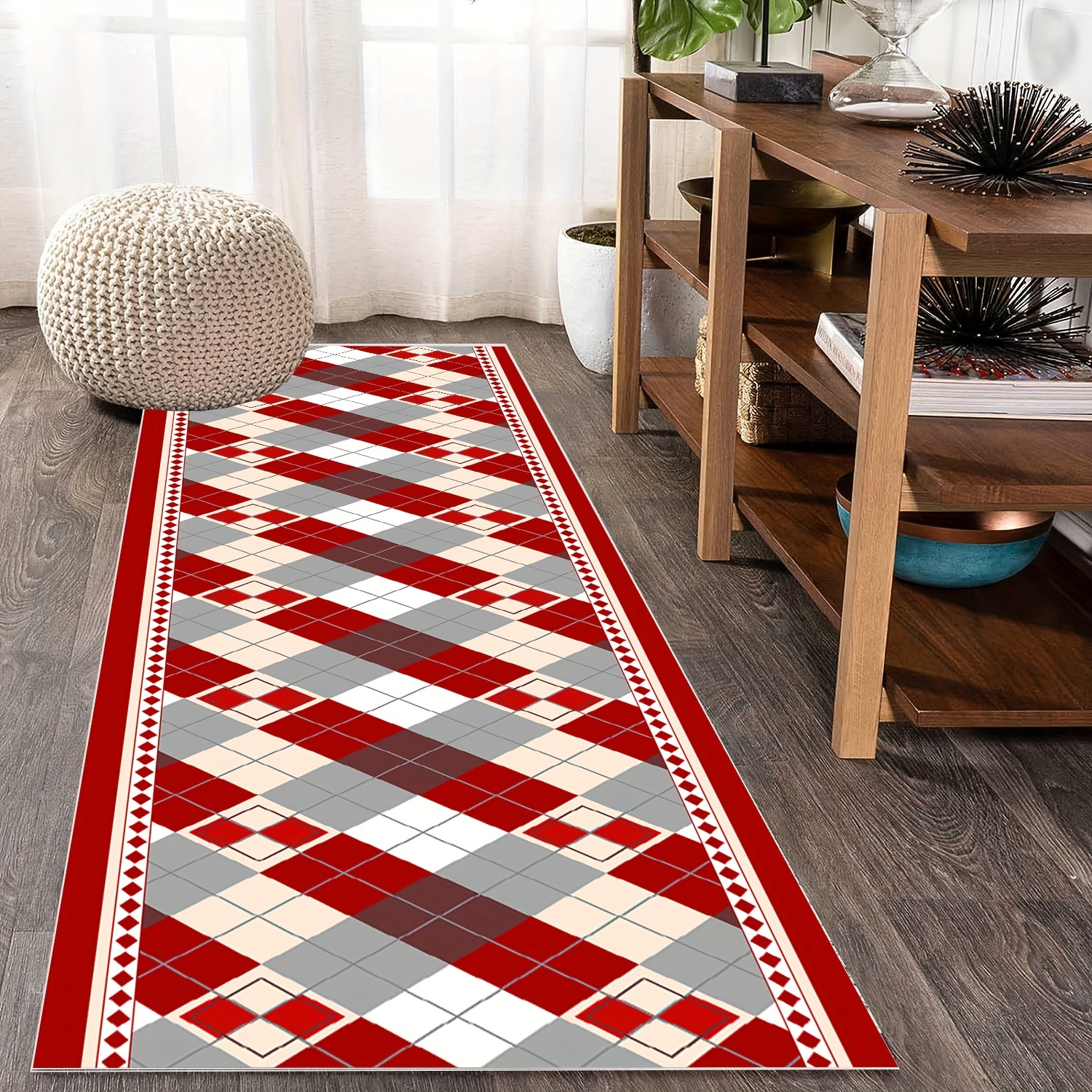 Non-slip Boho Rugs, Vintage Washable Small Area Rug, For Bedroom Entryway,  Kitchen Laundry Room Hallway Bedside Dorm,home Decor, Room Decor - Temu