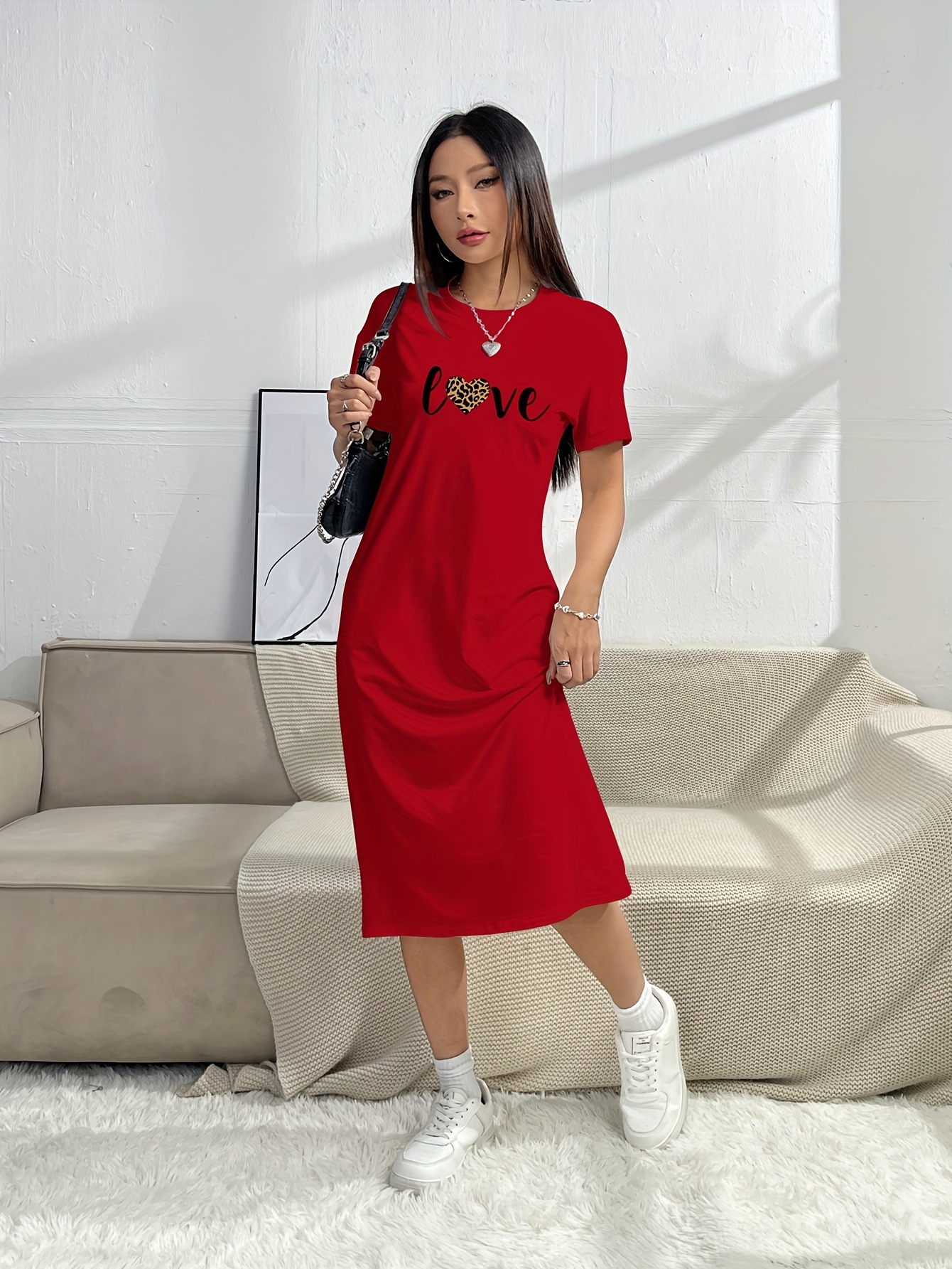 sachin and babi light blue dress valentines day letter print dress casual solid short sleeve