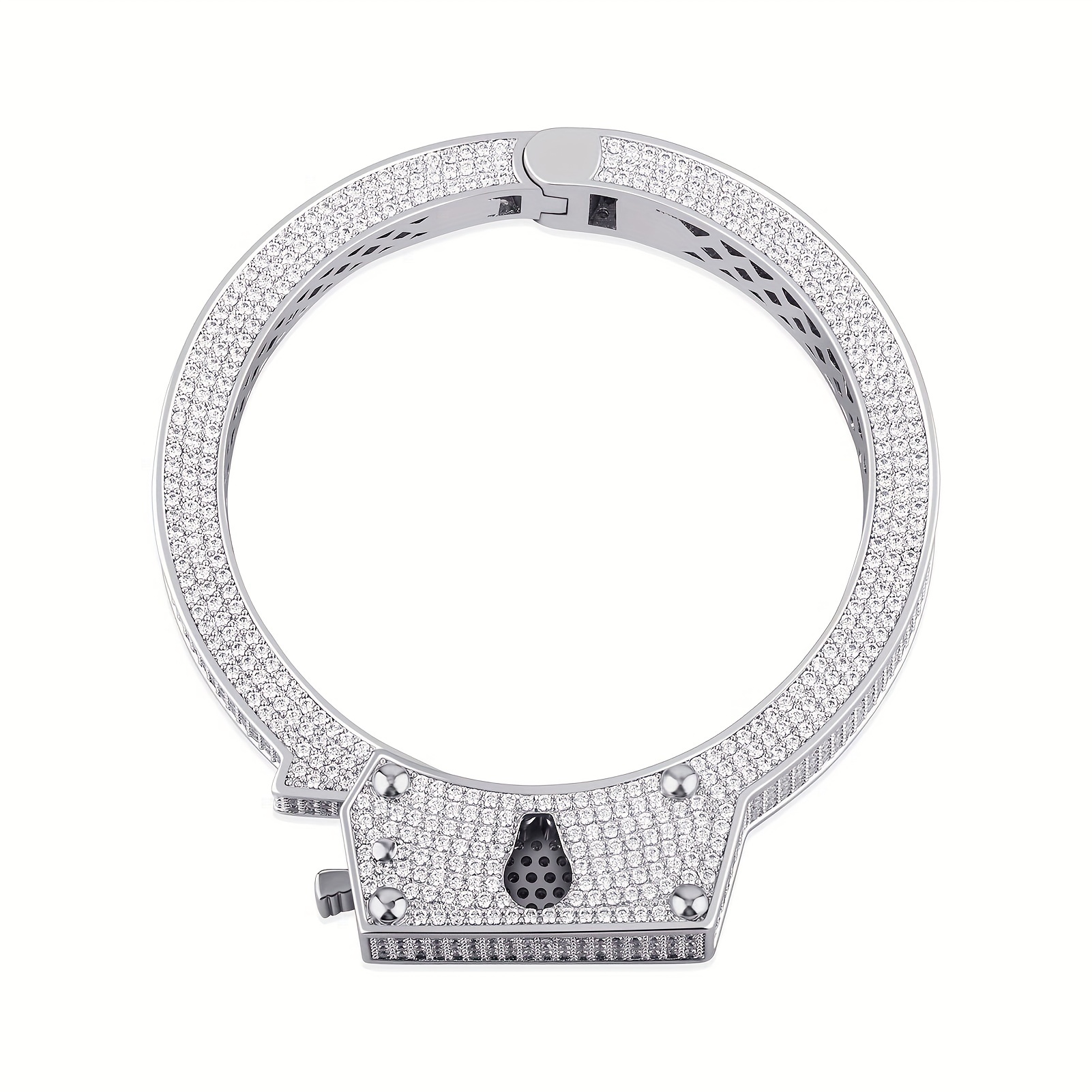 Handcuff bracelet clearance iced out