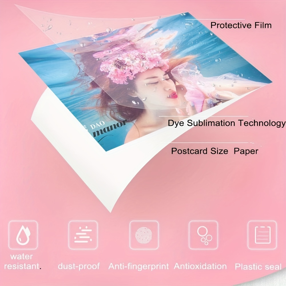 3 inch Card Size Photo Paper for Canon Selphy CP1300 Paper and Ink