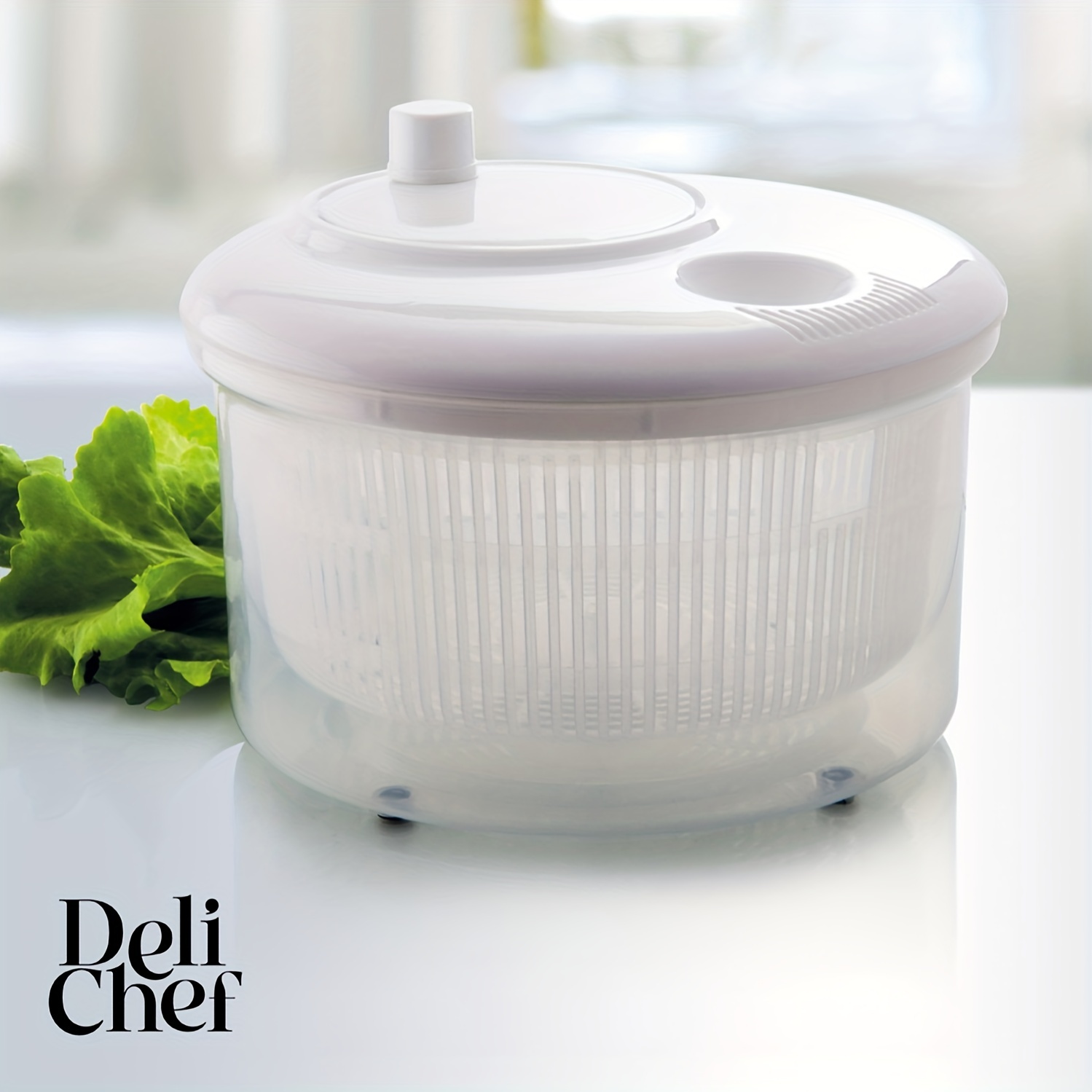 1pc Salad Spinner With Food Grade Material Bowl,Large Manual Salad And  Vegetable Washer,Rotating DryerHousehold Fruit Dehydrator - AliExpress