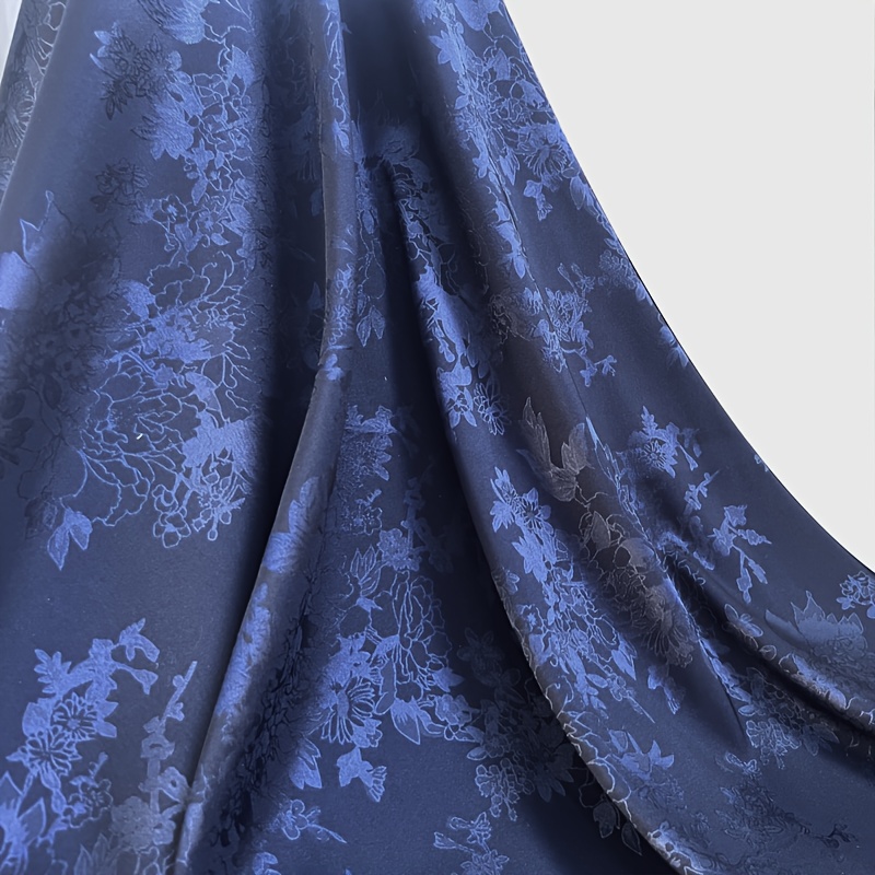  Navy Blue Satin Fabric - by The Yard : Arts, Crafts