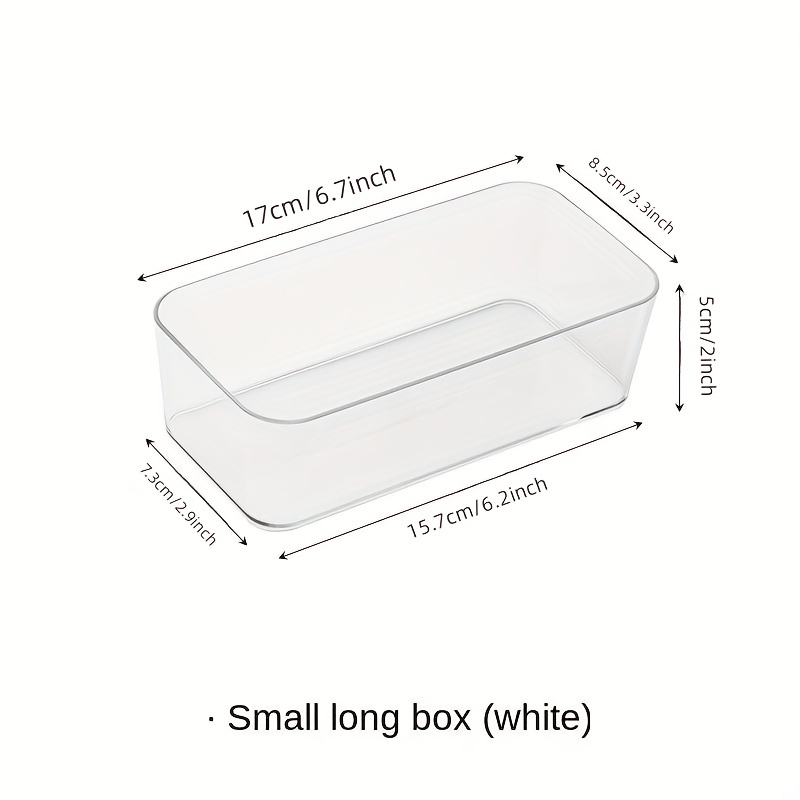 Desk Organizer Drawers Storage Box Clear Plastic Container Containers