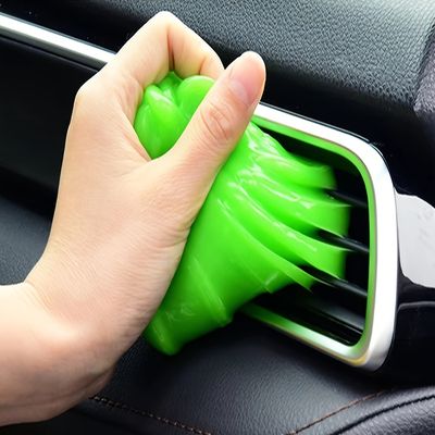 Car Cleaning Gel 80g, Car Cleaning Kit Universal Detailing Duster Car Gap Cleaner Auto Air Vent Dust Removal Cleaning Gel For Car Keyboard, PC, Laptop