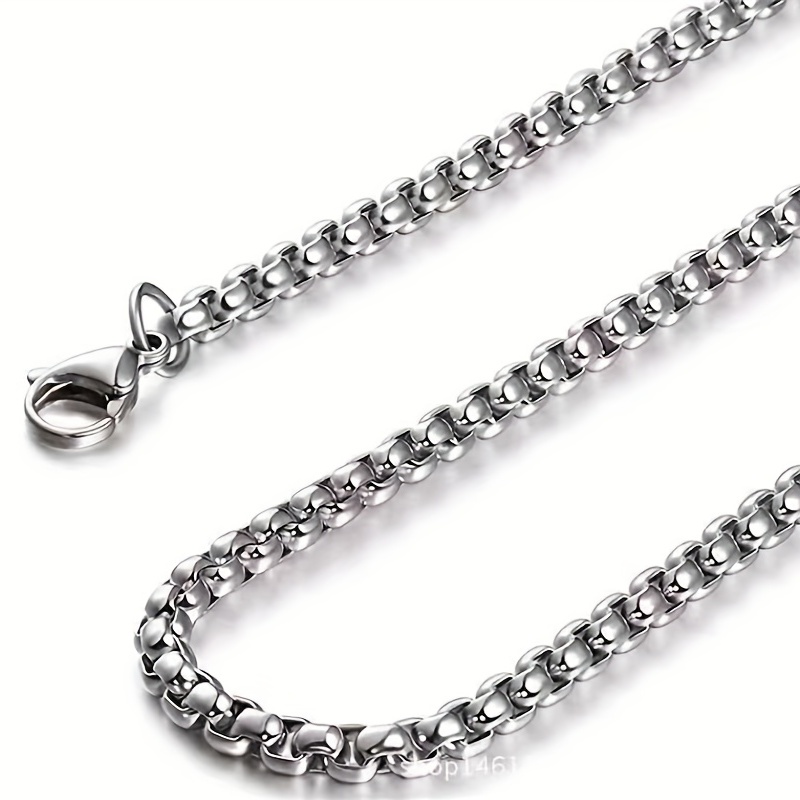 Men's Minimalist Stainless Steel Chain Necklace Accessories