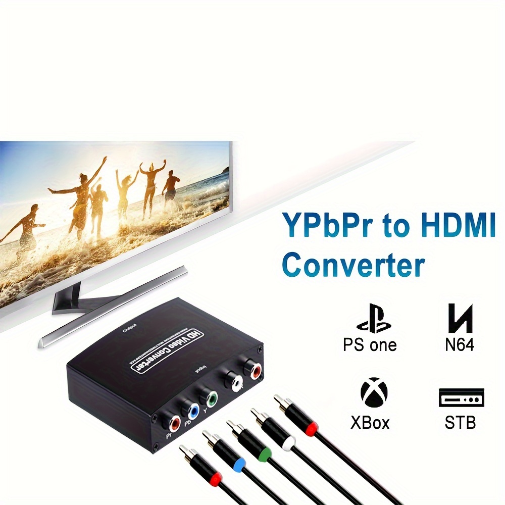 Ypbpr To Converter Component To Rgb To Converter Supports 4k Video