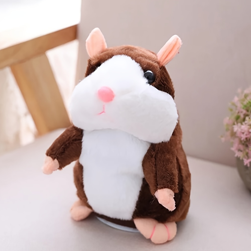 Cute Talking Hamster Mouse Toy Animal Repeat Doll Educational Kids