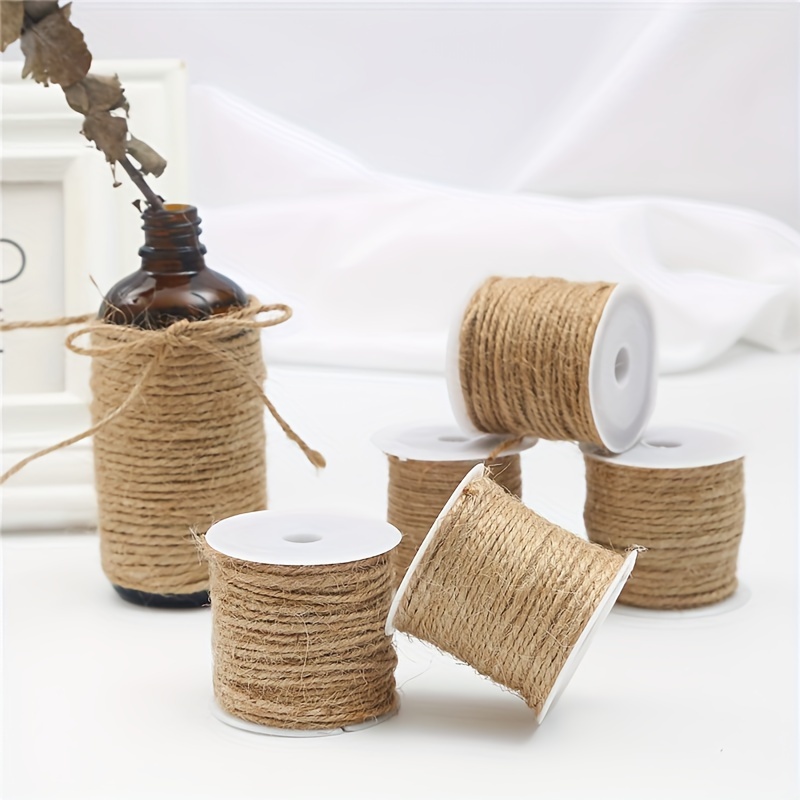 100m/roll Natural Jute Rope Twine String Cord For Scrapbooking Diy