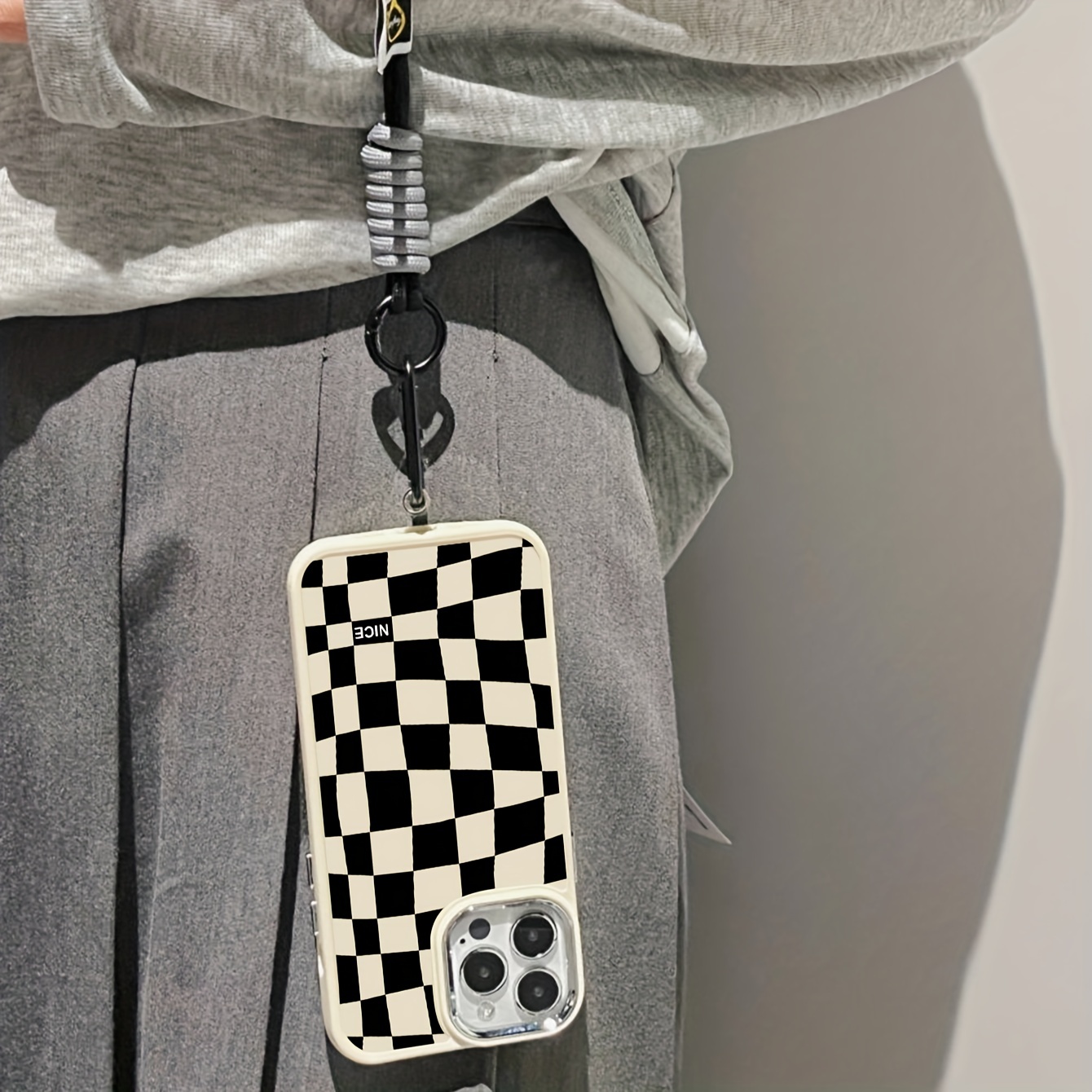 Irregular Plaid Case With Lanyard Dirty Resistant For Iphone  14/14plus/14pro/14pro/14promax,iphone 13/13pro/13promax,iphone 12 /12pro/12promax,iphone 11/11pro/11pro Max/iphone 6/6s/6 Plus/6s  Plus/iphone7/8/iphone X/xs - Temu Czech Repu