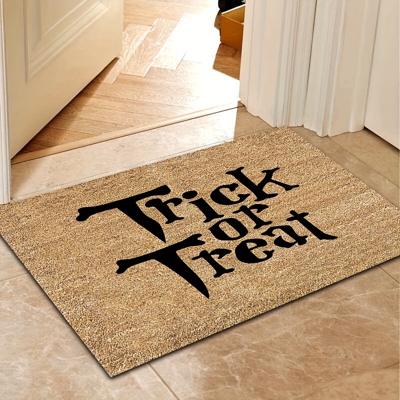 Dirt Resistant Halloween Welcome Doormat, Anti-slip Low Pile Indoor Outdoor  Entrance Mat, Absorbent Bath Mat, Suitable For Living Room Bedroom Bathroom  Kitchen Balcony Patio Carpet - Temu