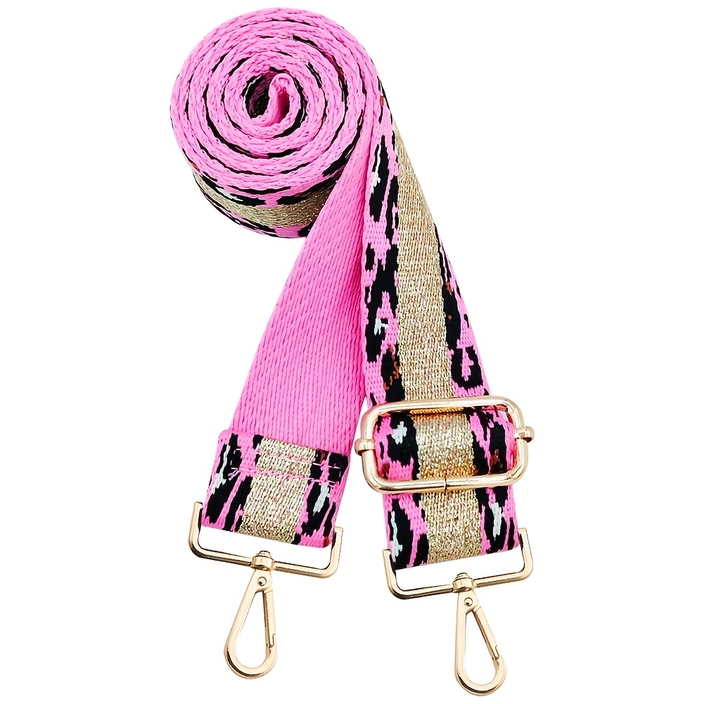  Purse Strap Replacement Crossbody, Pink Leopard Purse