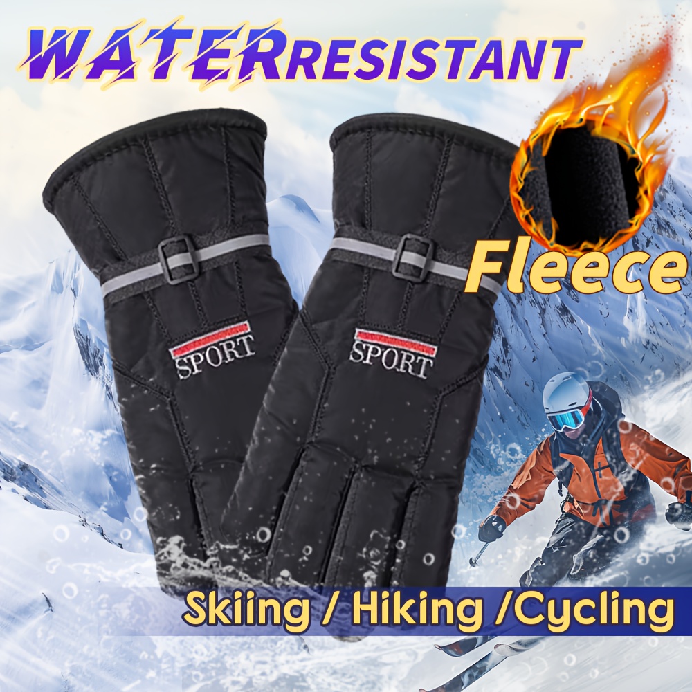 Winter Ski Gloves Women Thermal Touch Screen Waterproof Cold - Temu