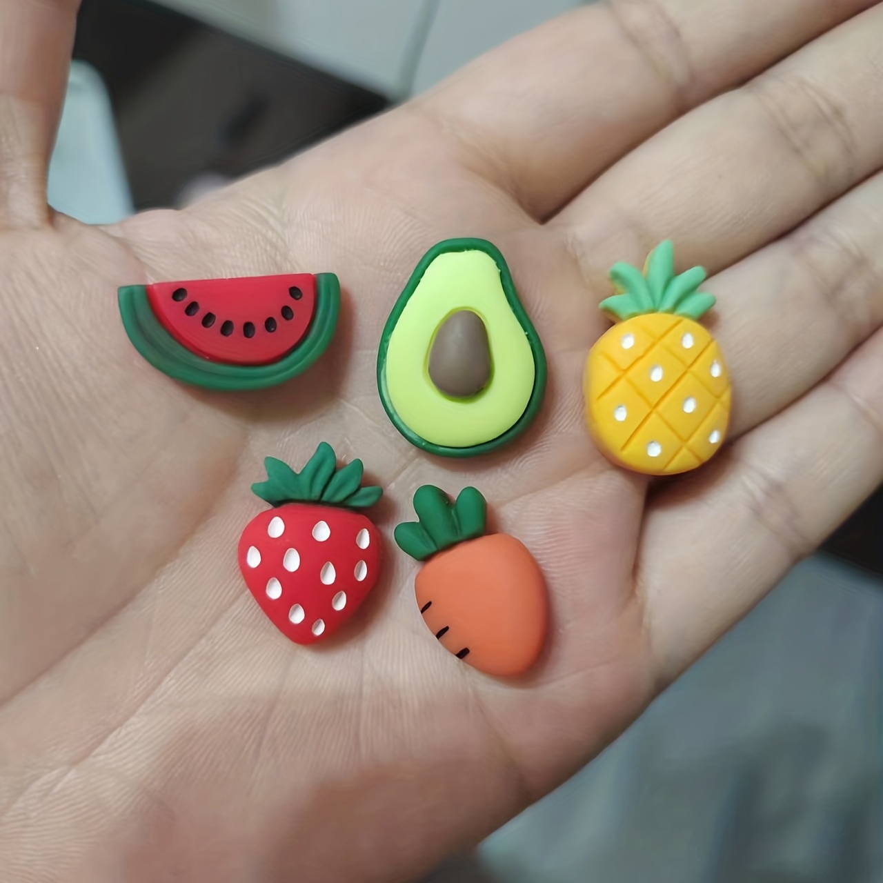 Cute Simulation Fruit Series Grape Strawberry Banana Avocado - Temu