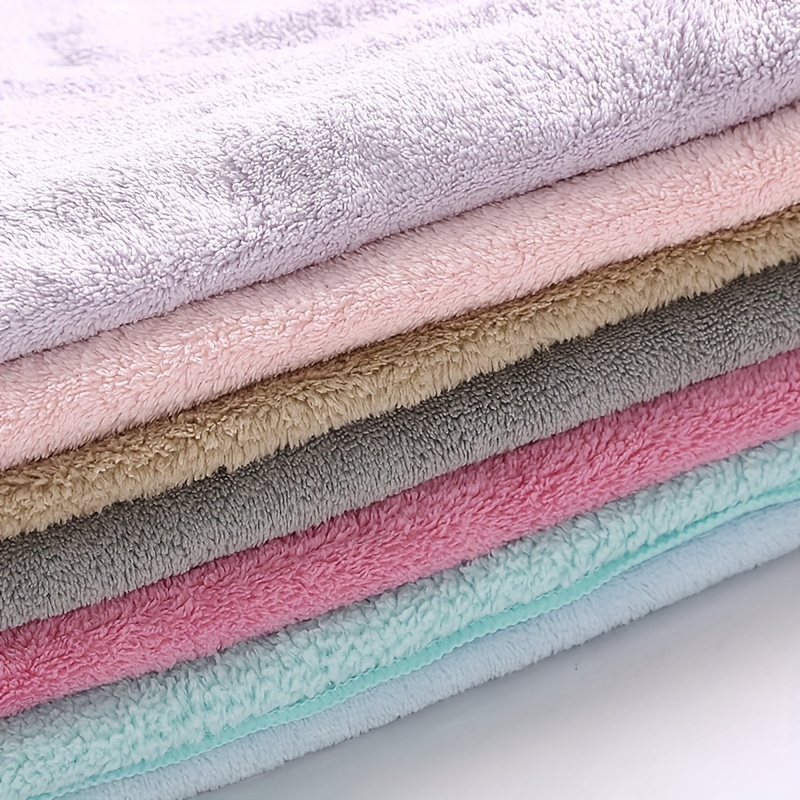 Large Microfiber Hair Towel for Women Quick Drying Bathroom Supplies