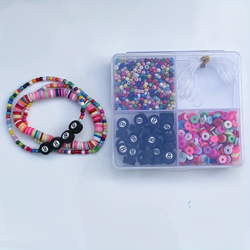 Sports Series Ball Clay Beads, About Clay Spacers Beads, About Seed Beads,  Crystal Elastic Cord, Jewelry Making Kit Diy Earring Bracelet Necklace  Crafts - Temu Kuwait