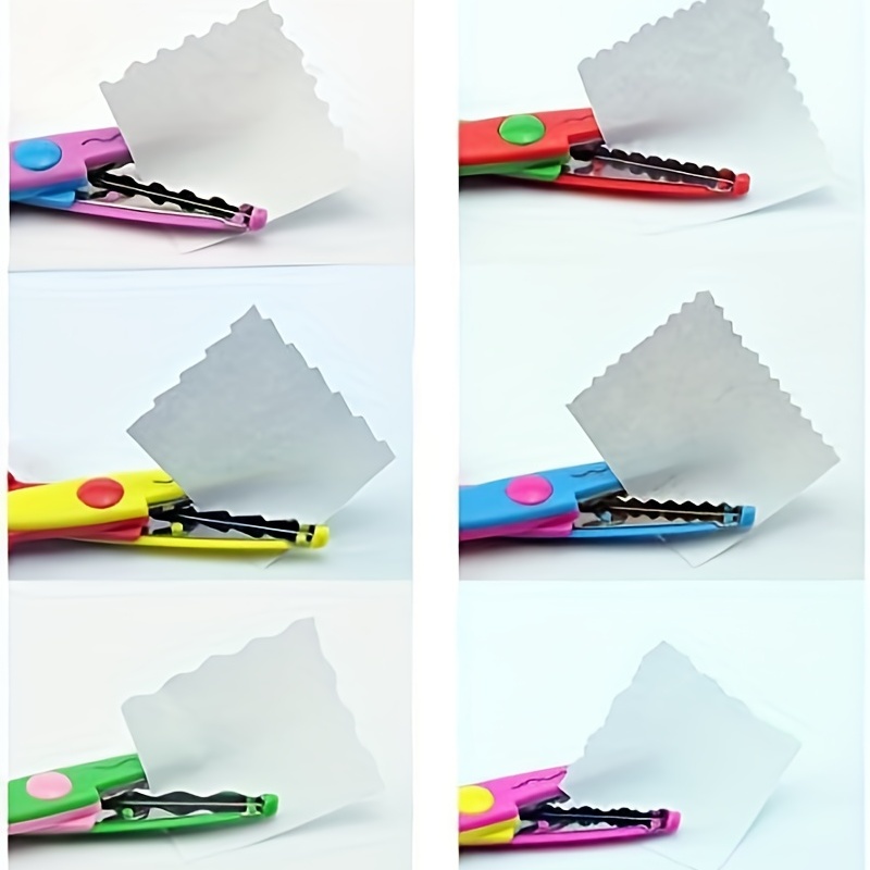 Incraftables 6pcs Decorative Pattern Edge Craft Scissors 10pcs Small Paper  Hole Punch Shapes 10pcs Colorful Papers. Best for Fun DIY Scrapbooking