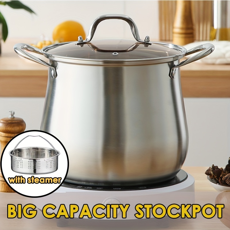 Glass Stockpot Glass Pots For Cooking On Stove Glass Pots - Temu