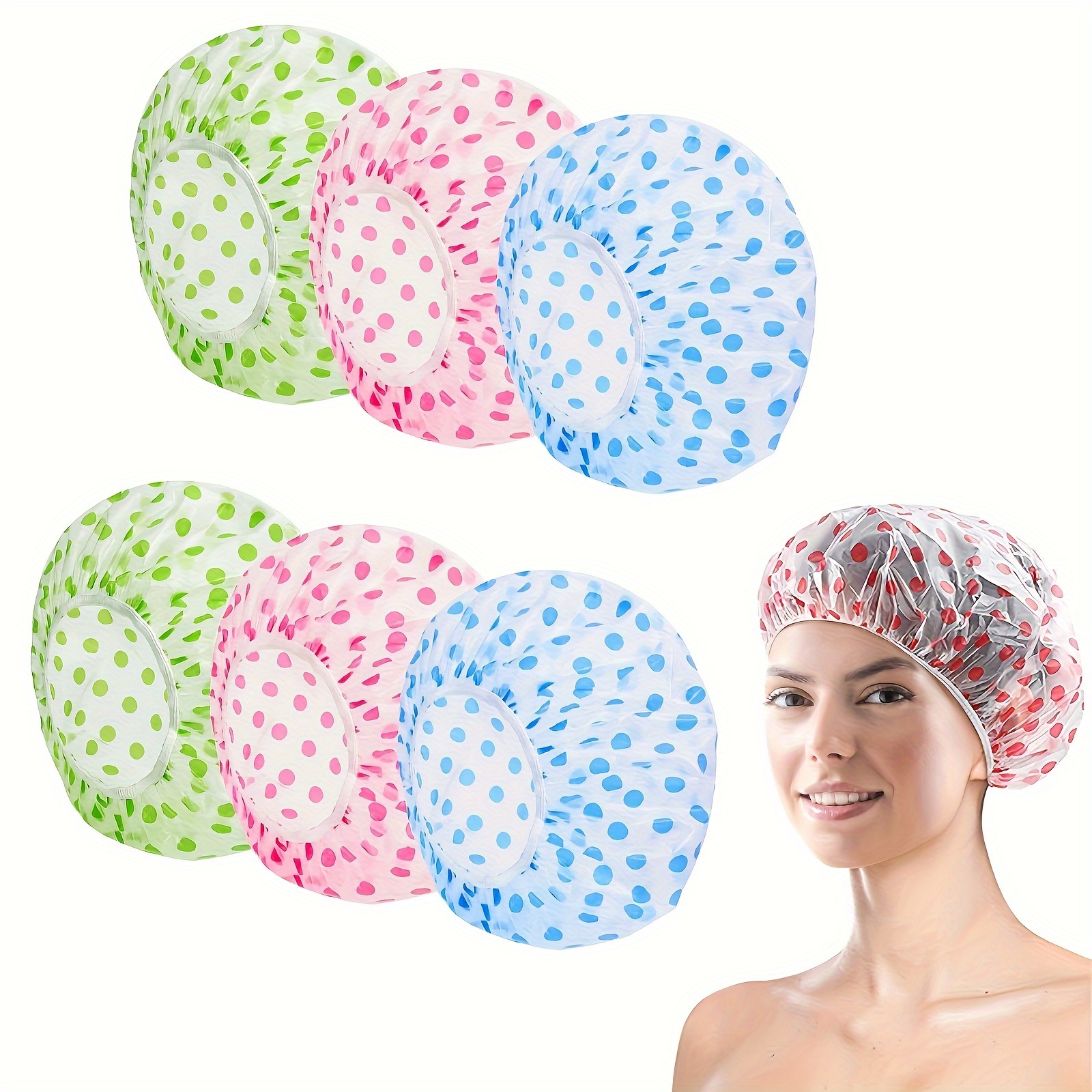 Gorro Ducha Impermeable Mujer Gorro Ducha Portátil Mujer - Temu