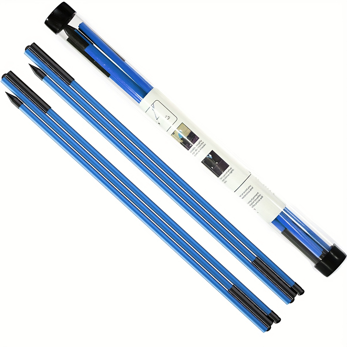 HUAEN Golf Alignment Stick, 2 Set Golf Alignment Rods, 48