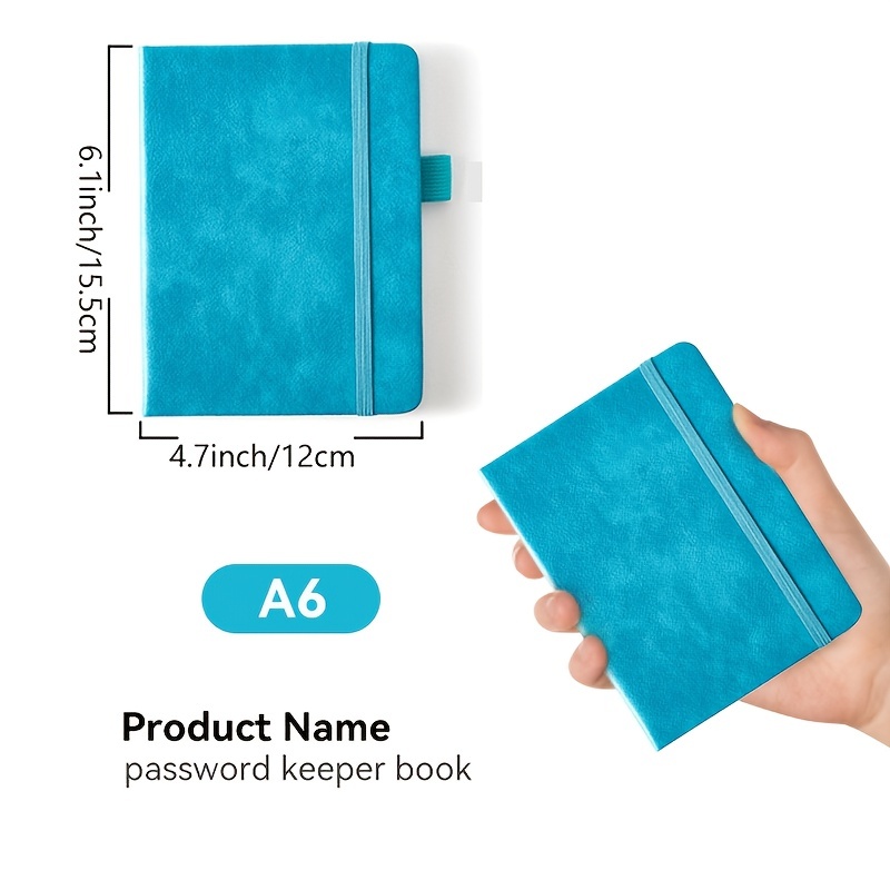 A6 Password Book Alphabetical Tabs hardcover Medium Size - Temu United  Kingdom