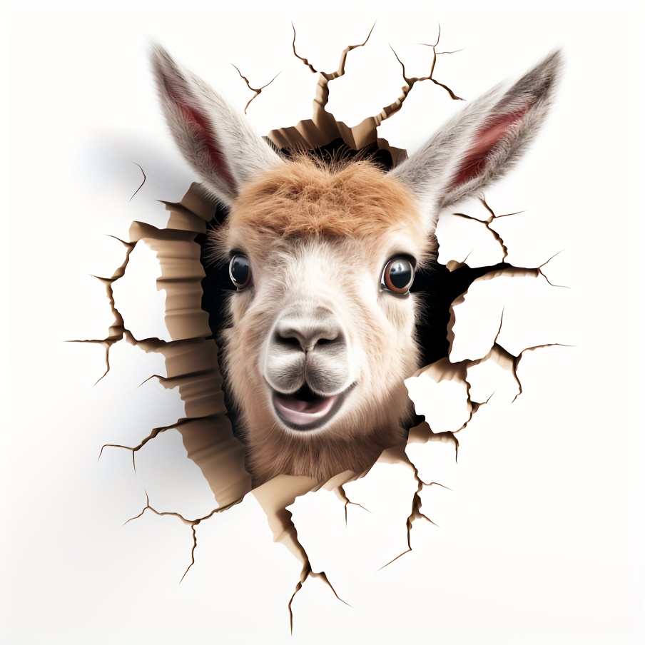 Llama Alpaca Cute Cool Smart Lama Kids School' Sticker
