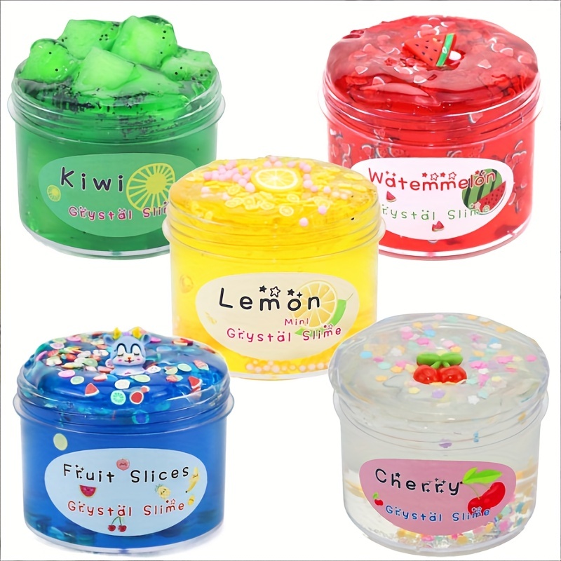 Top Quality Capacity 40g Slime Storage 5pcs Plastic Color