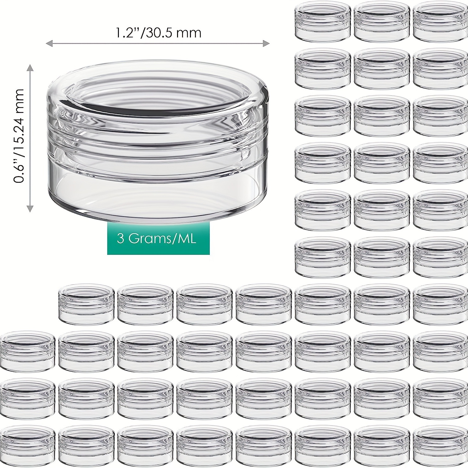 Small Glass Jar with Lid 30.5 oz.