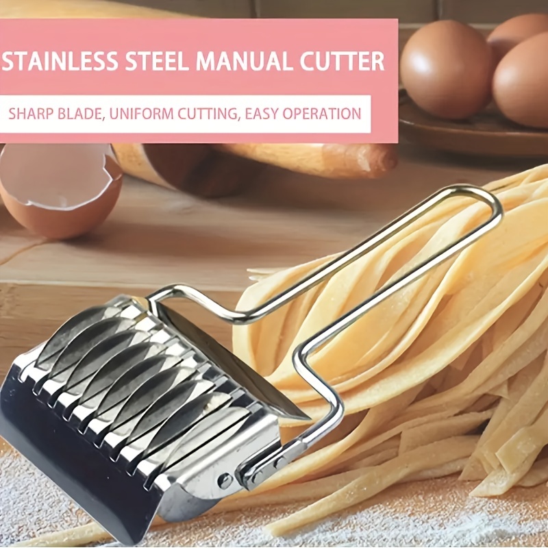 1pc Stainless Steel Manual Pasta Maker Noodle Roller Hand - Temu