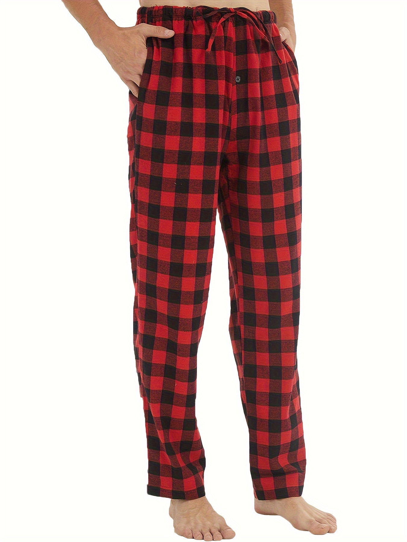 Pijama cálido de algodón para hombre