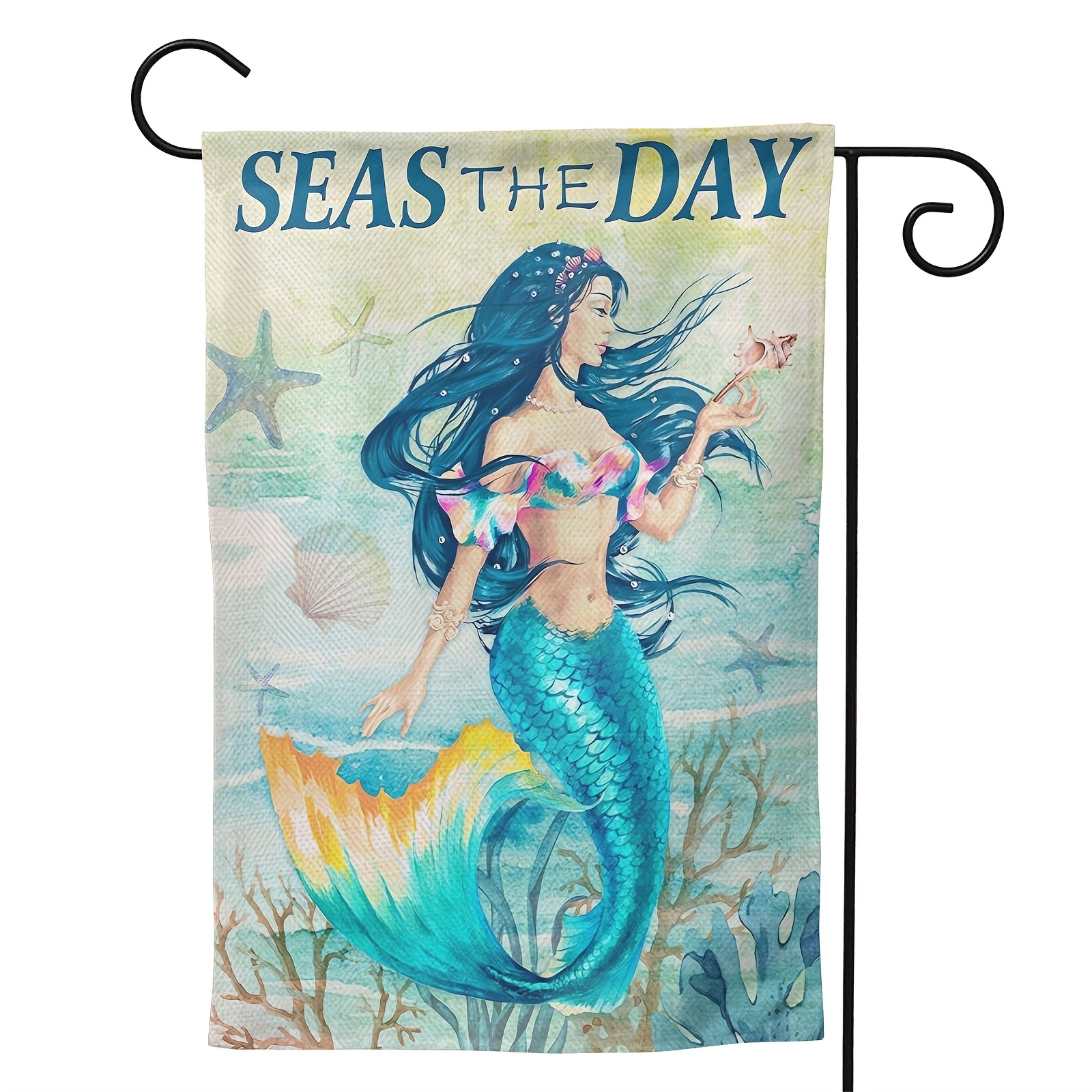 Seas Day Spring Mermaid Nautical Home Decorative Garden Flag - Temu Canada