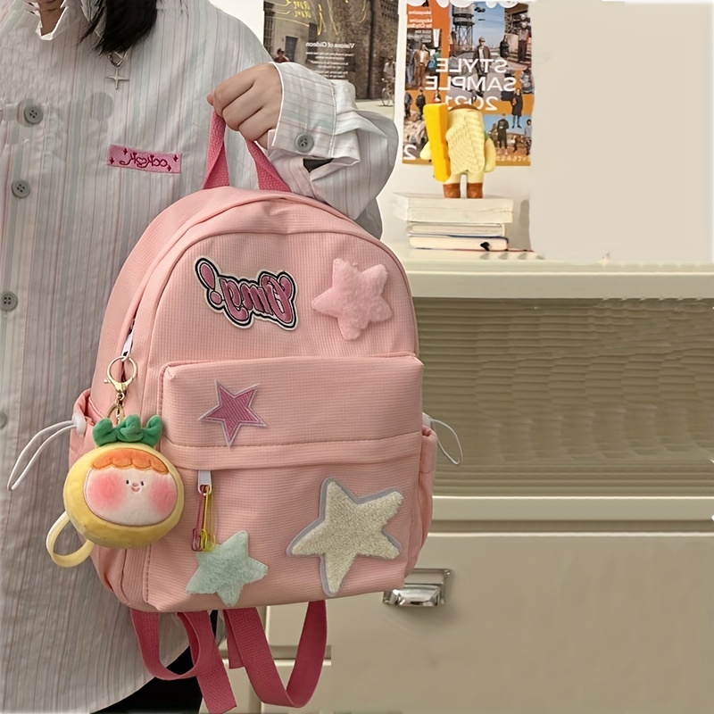 Cute Star Shaped Novelty Backpack Kawaii Y2k School Daypack - Temu