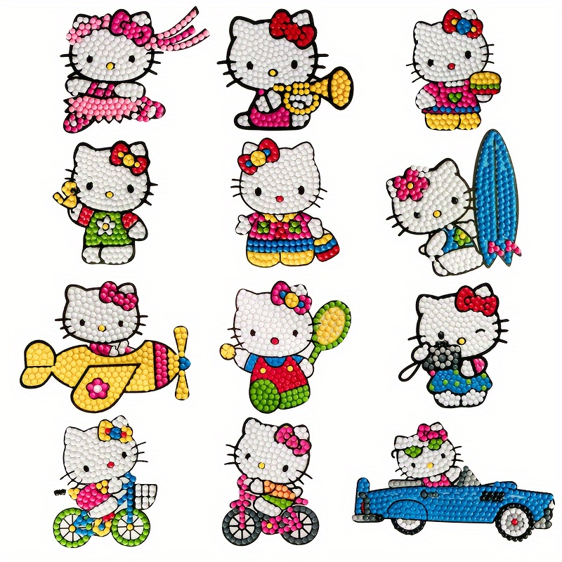  Crayon Shin-chan Hello Kitty Diamond Art 5D Diamond