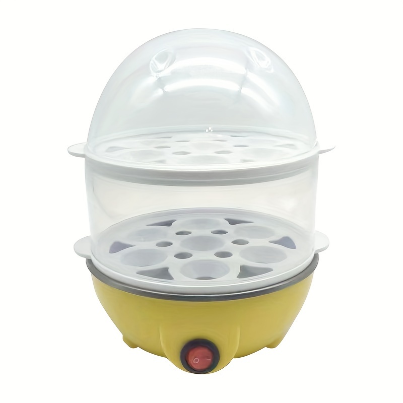 Egg Cooker, Electric Egg Boiler Made of PP and Stainless Steel,Electric Egg  Cooker Multifunction Chicken Shape Rapid Egg Boiler 7 Egg Capacity  Automatic Shut Off Mini Breakfast Machine,Anti-dry Safe and Reliable(US  110V)