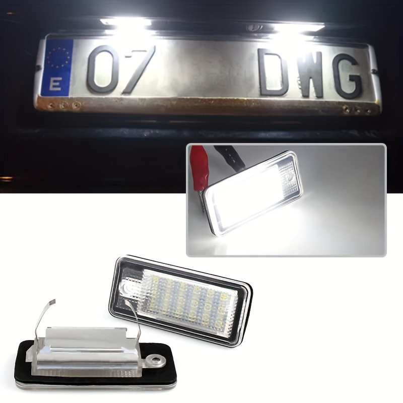Car Led License Plate Light Number Plate Lamp A3 A4 S4 - Temu