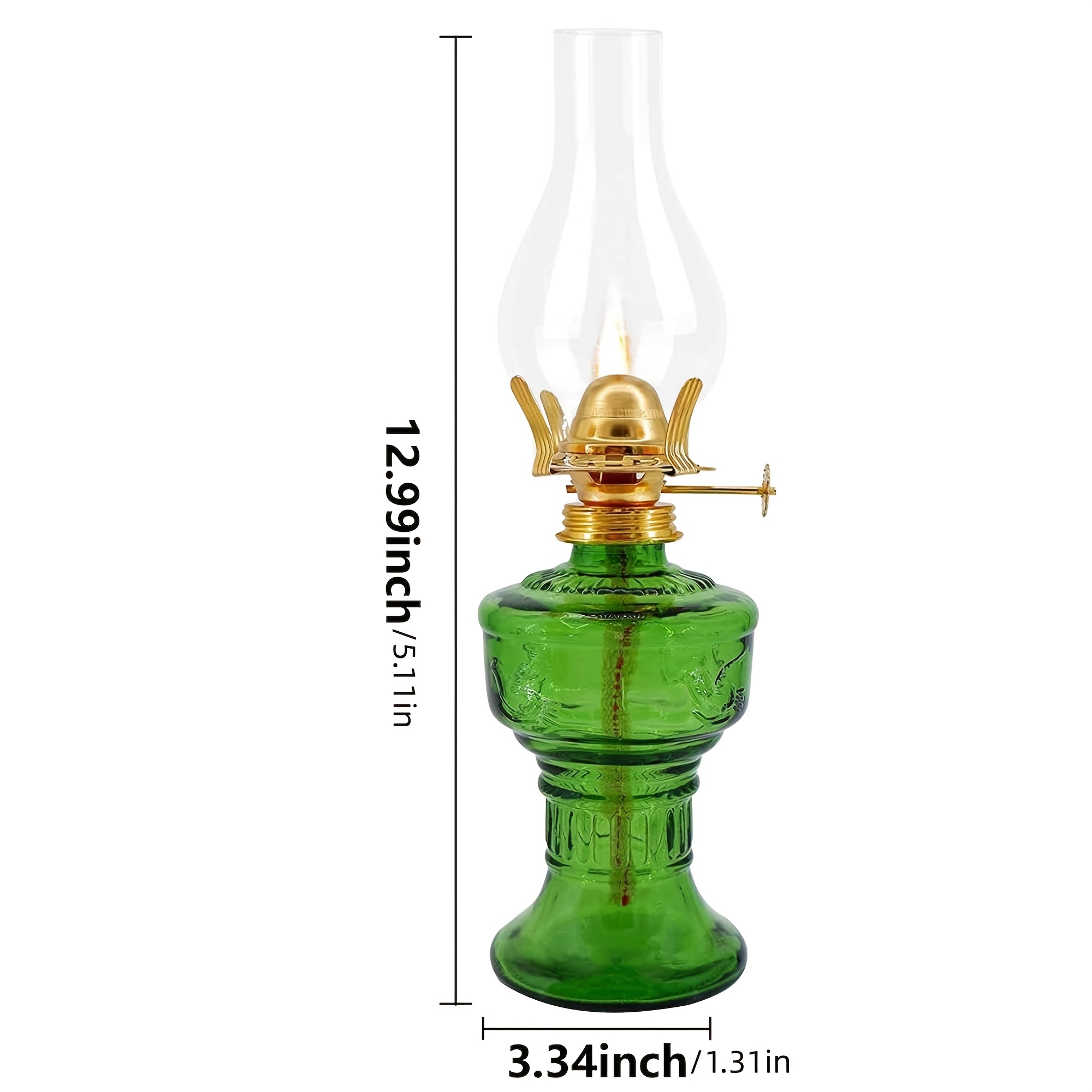 Vintage Oil Lamps For Indoor Clear Kerosene Lamp Lanterns - Temu